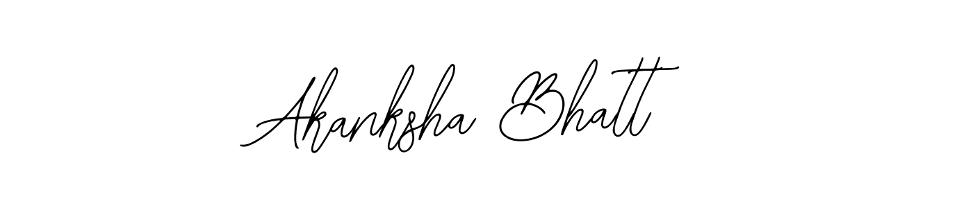 Akanksha Bhatt stylish signature style. Best Handwritten Sign (Bearetta-2O07w) for my name. Handwritten Signature Collection Ideas for my name Akanksha Bhatt. Akanksha Bhatt signature style 12 images and pictures png