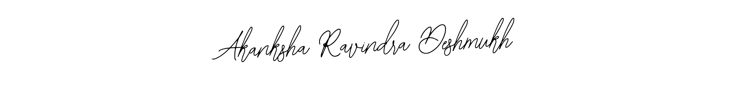 Make a short Akanksha Ravindra Deshmukh signature style. Manage your documents anywhere anytime using Bearetta-2O07w. Create and add eSignatures, submit forms, share and send files easily. Akanksha Ravindra Deshmukh signature style 12 images and pictures png