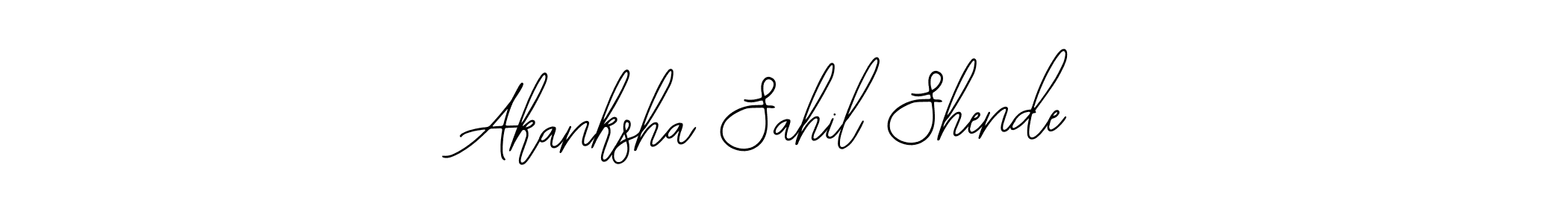 You can use this online signature creator to create a handwritten signature for the name Akanksha Sahil Shende. This is the best online autograph maker. Akanksha Sahil Shende signature style 12 images and pictures png