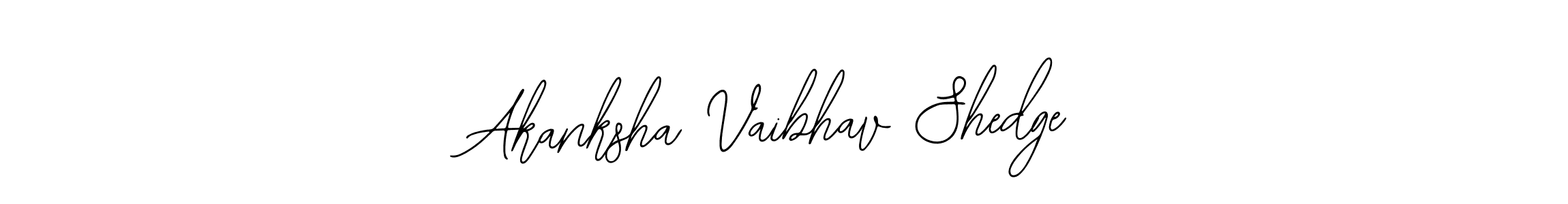 Akanksha Vaibhav Shedge stylish signature style. Best Handwritten Sign (Bearetta-2O07w) for my name. Handwritten Signature Collection Ideas for my name Akanksha Vaibhav Shedge. Akanksha Vaibhav Shedge signature style 12 images and pictures png