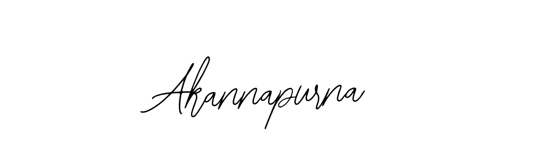 How to make Akannapurna name signature. Use Bearetta-2O07w style for creating short signs online. This is the latest handwritten sign. Akannapurna signature style 12 images and pictures png