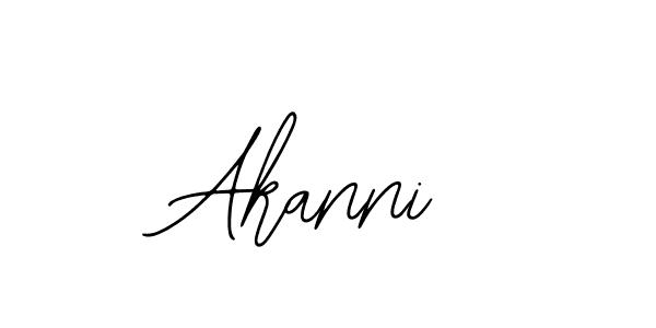 Akanni stylish signature style. Best Handwritten Sign (Bearetta-2O07w) for my name. Handwritten Signature Collection Ideas for my name Akanni. Akanni signature style 12 images and pictures png