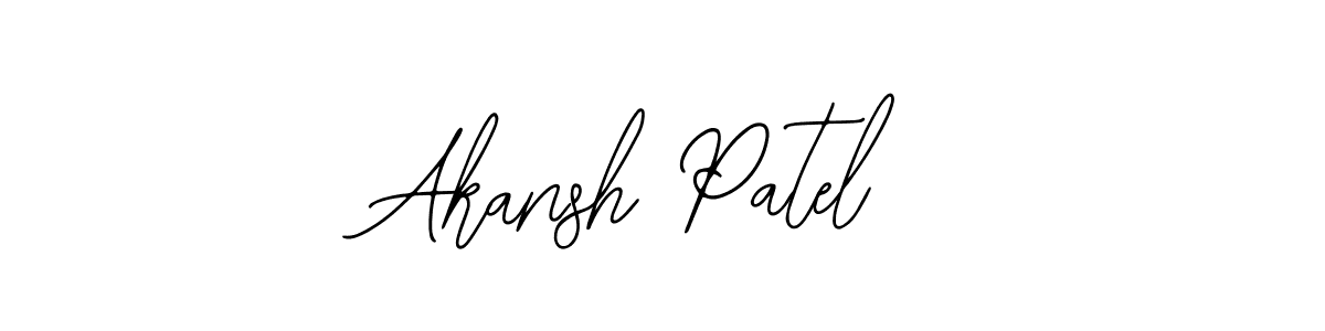 if you are searching for the best signature style for your name Akansh Patel. so please give up your signature search. here we have designed multiple signature styles  using Bearetta-2O07w. Akansh Patel signature style 12 images and pictures png