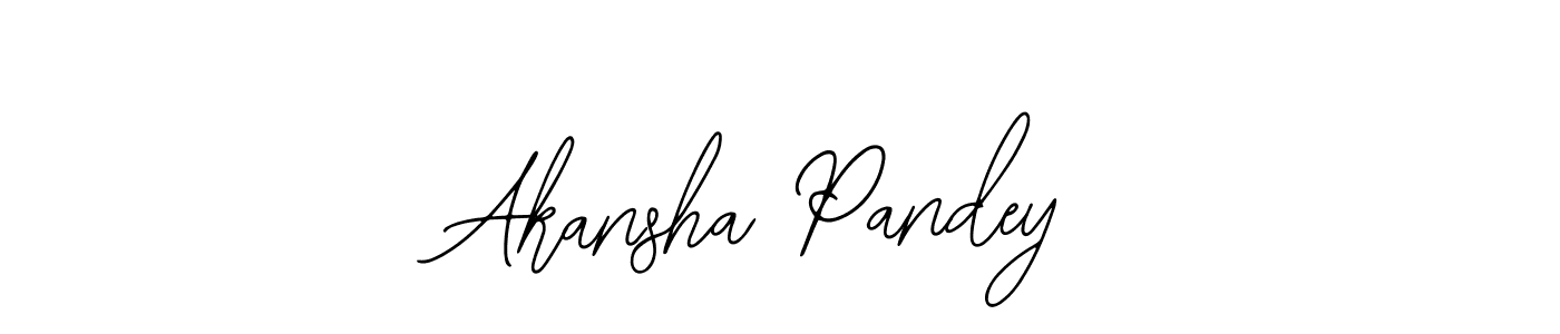 Create a beautiful signature design for name Akansha Pandey. With this signature (Bearetta-2O07w) fonts, you can make a handwritten signature for free. Akansha Pandey signature style 12 images and pictures png