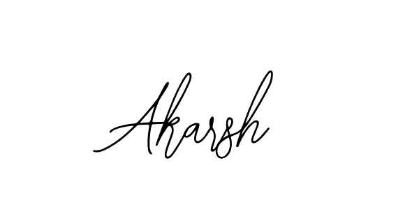 Design your own signature with our free online signature maker. With this signature software, you can create a handwritten (Bearetta-2O07w) signature for name Akarsh. Akarsh signature style 12 images and pictures png