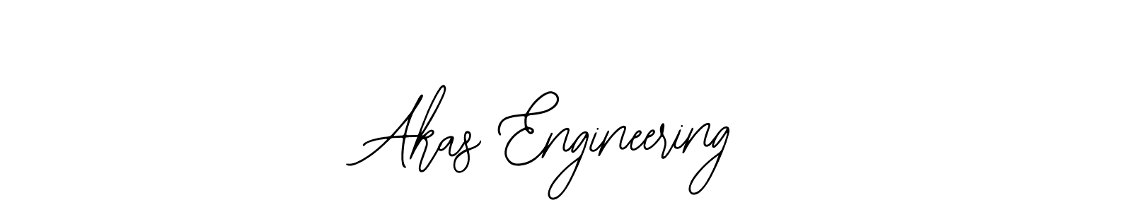 How to make Akas Engineering signature? Bearetta-2O07w is a professional autograph style. Create handwritten signature for Akas Engineering name. Akas Engineering signature style 12 images and pictures png