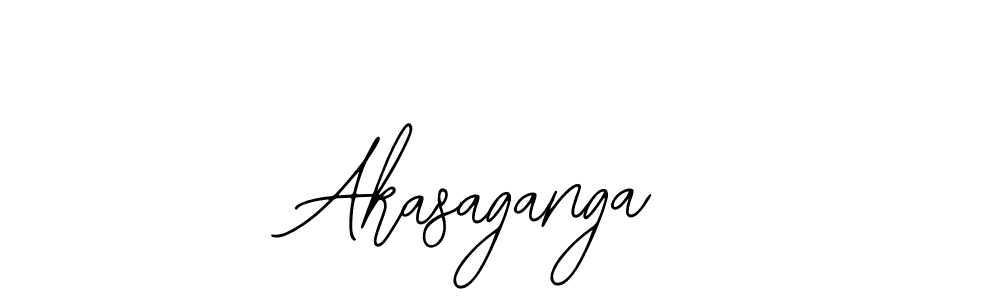 Make a beautiful signature design for name Akasaganga. With this signature (Bearetta-2O07w) style, you can create a handwritten signature for free. Akasaganga signature style 12 images and pictures png