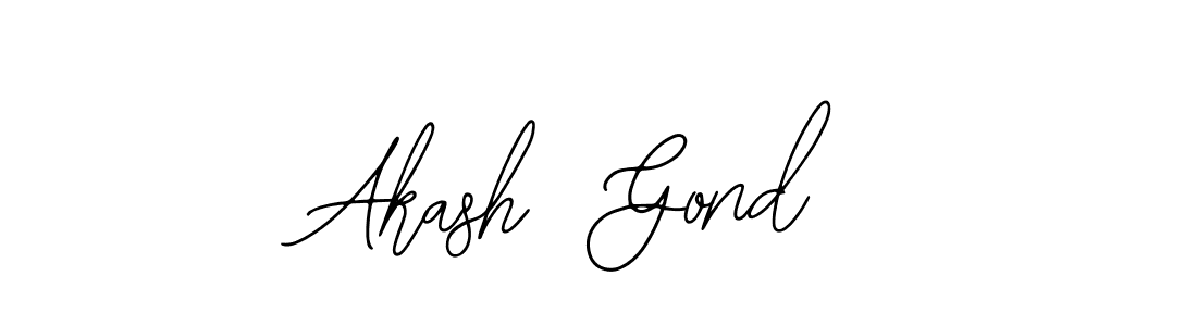 Similarly Bearetta-2O07w is the best handwritten signature design. Signature creator online .You can use it as an online autograph creator for name Akash  Gond. Akash  Gond signature style 12 images and pictures png