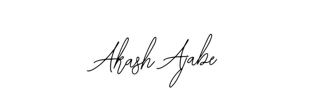 Also we have Akash Ajabe name is the best signature style. Create professional handwritten signature collection using Bearetta-2O07w autograph style. Akash Ajabe signature style 12 images and pictures png