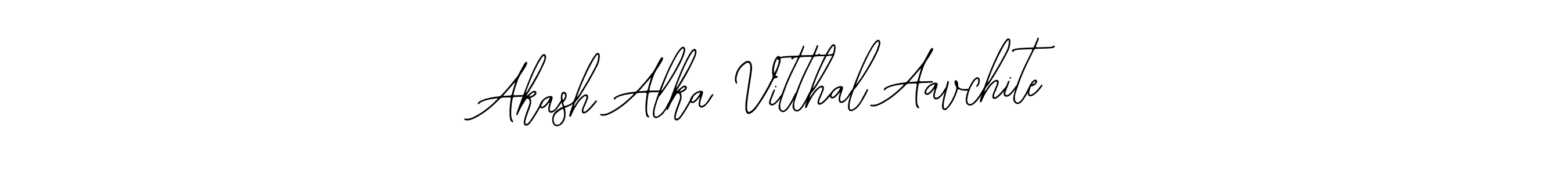 Design your own signature with our free online signature maker. With this signature software, you can create a handwritten (Bearetta-2O07w) signature for name Akash Alka Vitthal Aavchite. Akash Alka Vitthal Aavchite signature style 12 images and pictures png