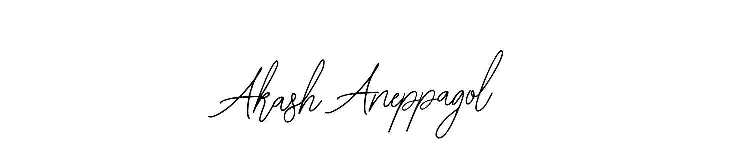 Make a beautiful signature design for name Akash Aneppagol. With this signature (Bearetta-2O07w) style, you can create a handwritten signature for free. Akash Aneppagol signature style 12 images and pictures png