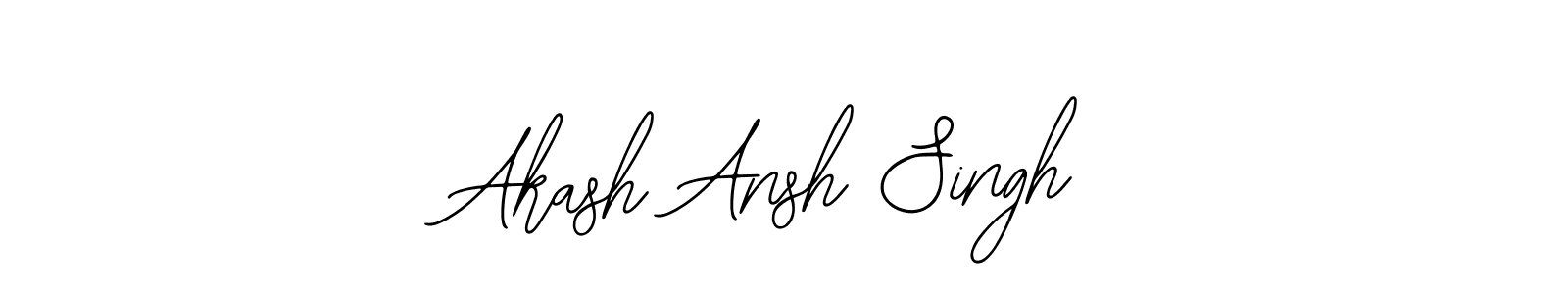 Bearetta-2O07w is a professional signature style that is perfect for those who want to add a touch of class to their signature. It is also a great choice for those who want to make their signature more unique. Get Akash Ansh Singh name to fancy signature for free. Akash Ansh Singh signature style 12 images and pictures png
