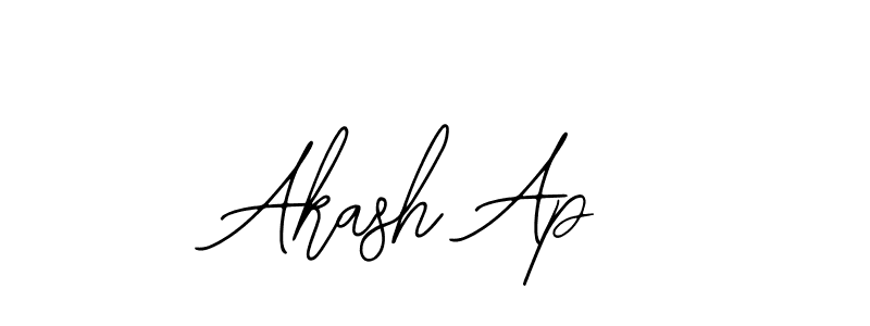 The best way (Bearetta-2O07w) to make a short signature is to pick only two or three words in your name. The name Akash Ap include a total of six letters. For converting this name. Akash Ap signature style 12 images and pictures png