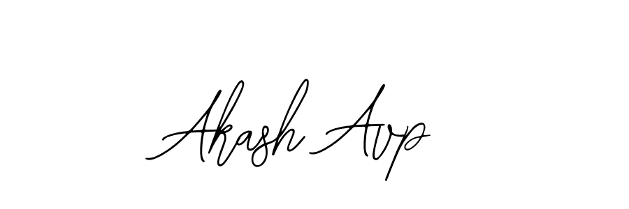 Use a signature maker to create a handwritten signature online. With this signature software, you can design (Bearetta-2O07w) your own signature for name Akash Avp. Akash Avp signature style 12 images and pictures png