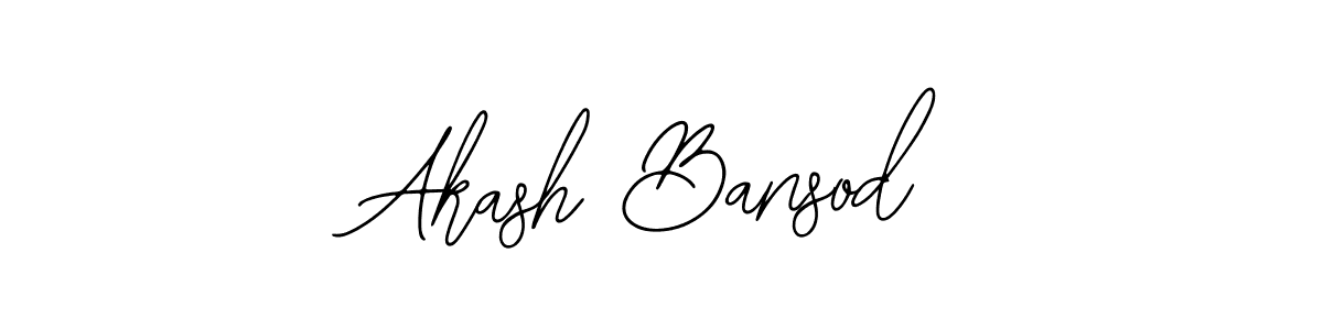 Design your own signature with our free online signature maker. With this signature software, you can create a handwritten (Bearetta-2O07w) signature for name Akash Bansod. Akash Bansod signature style 12 images and pictures png