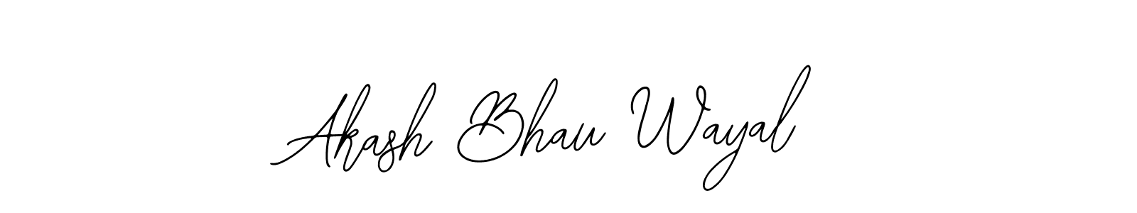 Also we have Akash Bhau Wayal name is the best signature style. Create professional handwritten signature collection using Bearetta-2O07w autograph style. Akash Bhau Wayal signature style 12 images and pictures png