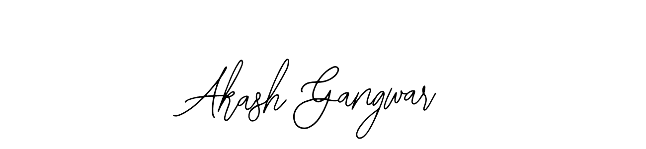 How to make Akash Gangwar signature? Bearetta-2O07w is a professional autograph style. Create handwritten signature for Akash Gangwar name. Akash Gangwar signature style 12 images and pictures png