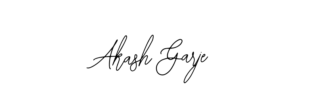 Use a signature maker to create a handwritten signature online. With this signature software, you can design (Bearetta-2O07w) your own signature for name Akash Garje. Akash Garje signature style 12 images and pictures png