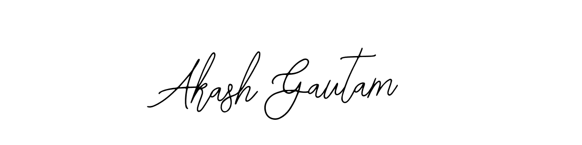 Make a beautiful signature design for name Akash Gautam. With this signature (Bearetta-2O07w) style, you can create a handwritten signature for free. Akash Gautam signature style 12 images and pictures png