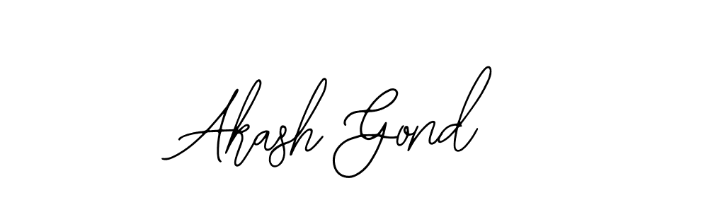 Create a beautiful signature design for name Akash Gond. With this signature (Bearetta-2O07w) fonts, you can make a handwritten signature for free. Akash Gond signature style 12 images and pictures png