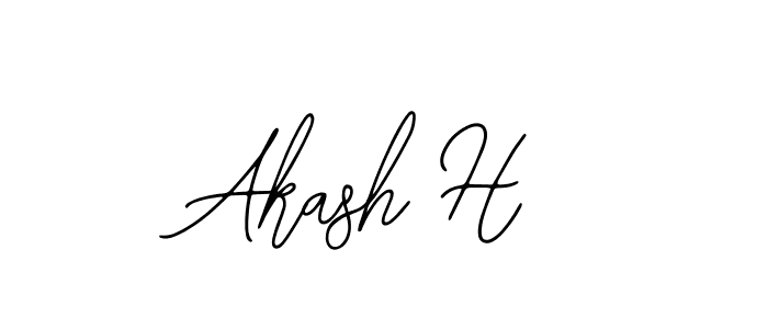 Make a beautiful signature design for name Akash H. With this signature (Bearetta-2O07w) style, you can create a handwritten signature for free. Akash H signature style 12 images and pictures png