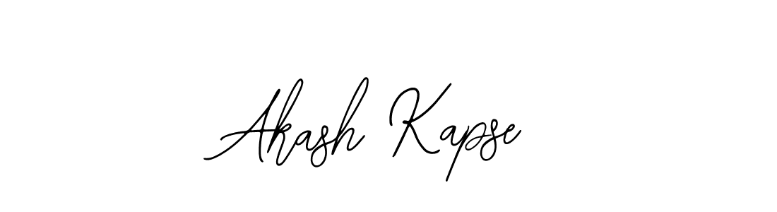 Also You can easily find your signature by using the search form. We will create Akash Kapse name handwritten signature images for you free of cost using Bearetta-2O07w sign style. Akash Kapse signature style 12 images and pictures png