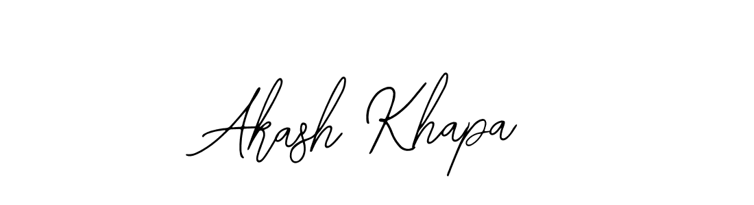 It looks lik you need a new signature style for name Akash Khapa. Design unique handwritten (Bearetta-2O07w) signature with our free signature maker in just a few clicks. Akash Khapa signature style 12 images and pictures png