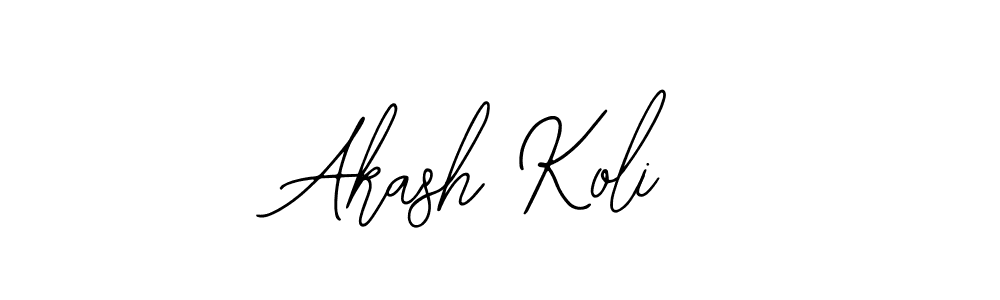 It looks lik you need a new signature style for name Akash Koli. Design unique handwritten (Bearetta-2O07w) signature with our free signature maker in just a few clicks. Akash Koli signature style 12 images and pictures png