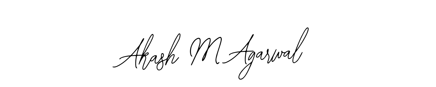 You should practise on your own different ways (Bearetta-2O07w) to write your name (Akash M Agarwal) in signature. don't let someone else do it for you. Akash M Agarwal signature style 12 images and pictures png