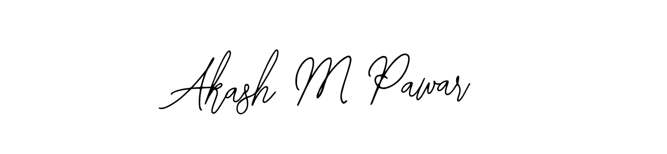 You should practise on your own different ways (Bearetta-2O07w) to write your name (Akash M Pawar) in signature. don't let someone else do it for you. Akash M Pawar signature style 12 images and pictures png