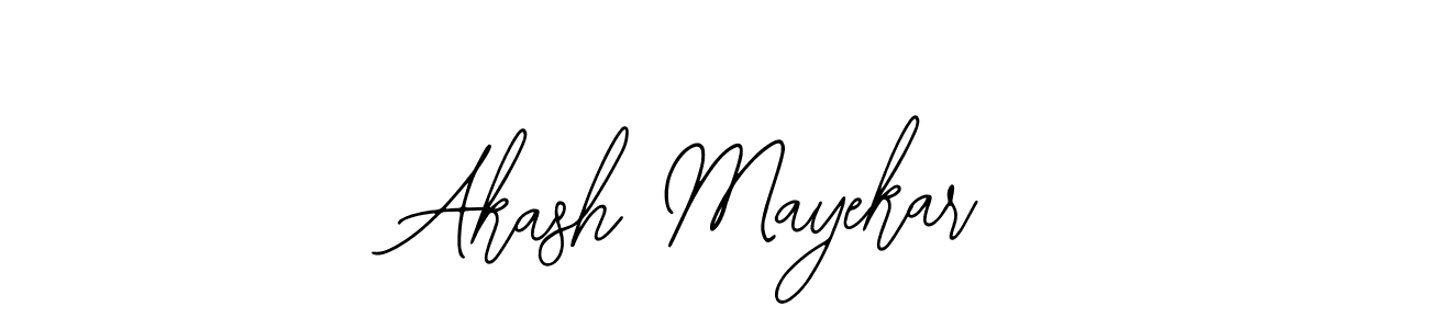 The best way (Bearetta-2O07w) to make a short signature is to pick only two or three words in your name. The name Akash Mayekar include a total of six letters. For converting this name. Akash Mayekar signature style 12 images and pictures png