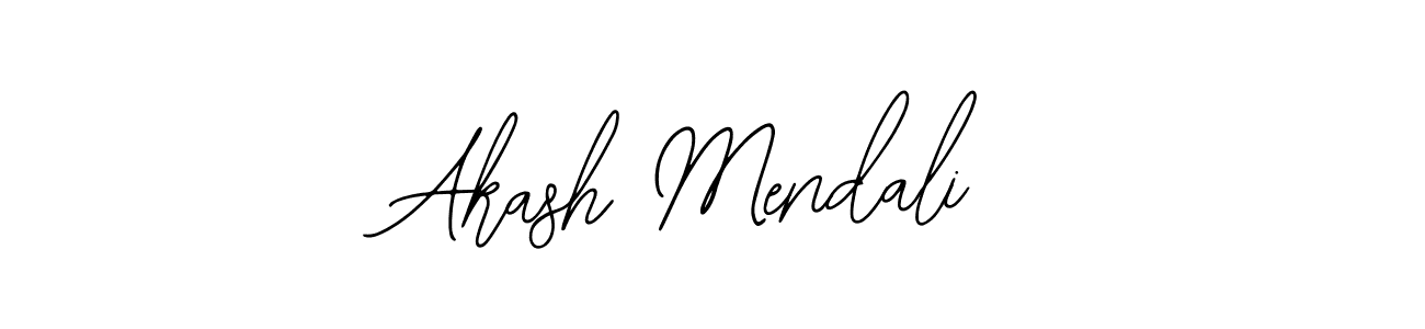 How to make Akash Mendali signature? Bearetta-2O07w is a professional autograph style. Create handwritten signature for Akash Mendali name. Akash Mendali signature style 12 images and pictures png