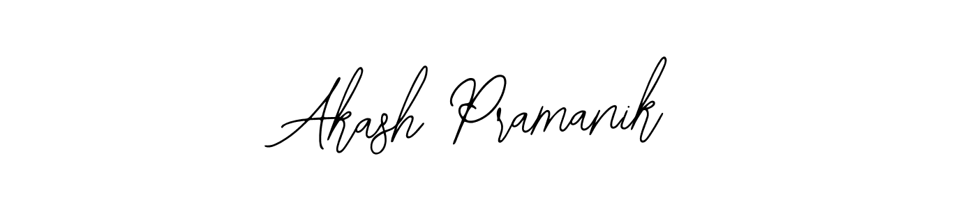 Use a signature maker to create a handwritten signature online. With this signature software, you can design (Bearetta-2O07w) your own signature for name Akash Pramanik. Akash Pramanik signature style 12 images and pictures png