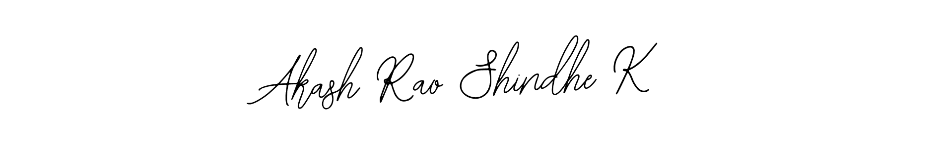 Design your own signature with our free online signature maker. With this signature software, you can create a handwritten (Bearetta-2O07w) signature for name Akash Rao Shindhe K. Akash Rao Shindhe K signature style 12 images and pictures png