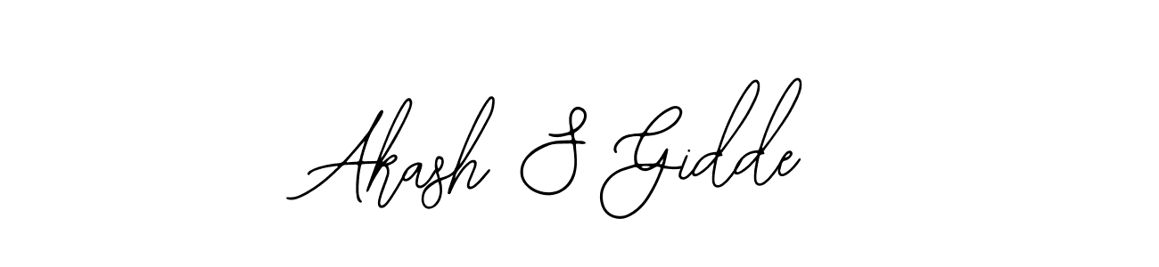 Make a beautiful signature design for name Akash S Gidde. Use this online signature maker to create a handwritten signature for free. Akash S Gidde signature style 12 images and pictures png