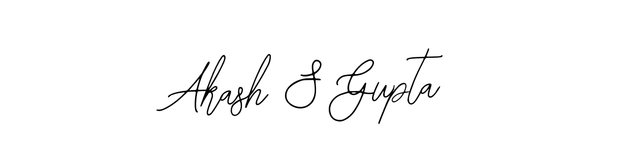 How to make Akash S Gupta signature? Bearetta-2O07w is a professional autograph style. Create handwritten signature for Akash S Gupta name. Akash S Gupta signature style 12 images and pictures png