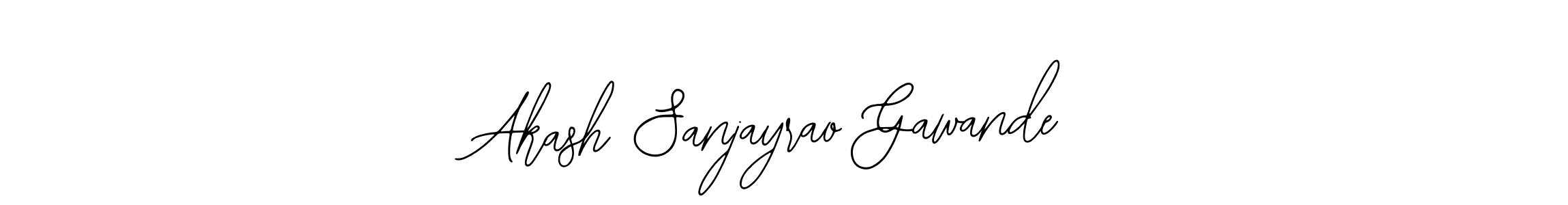 Make a beautiful signature design for name Akash Sanjayrao Gawande. With this signature (Bearetta-2O07w) style, you can create a handwritten signature for free. Akash Sanjayrao Gawande signature style 12 images and pictures png