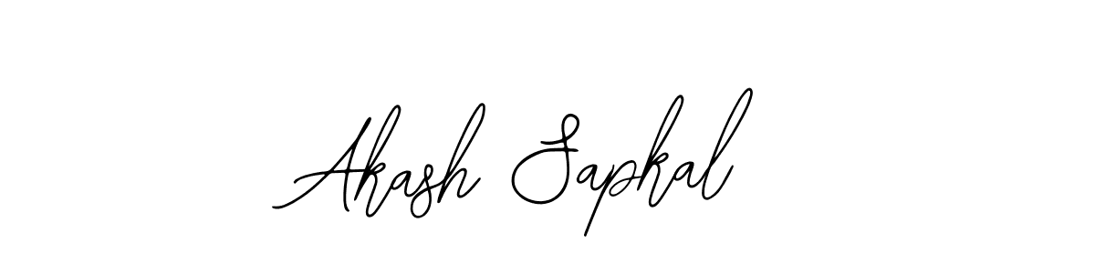 Bearetta-2O07w is a professional signature style that is perfect for those who want to add a touch of class to their signature. It is also a great choice for those who want to make their signature more unique. Get Akash Sapkal name to fancy signature for free. Akash Sapkal signature style 12 images and pictures png