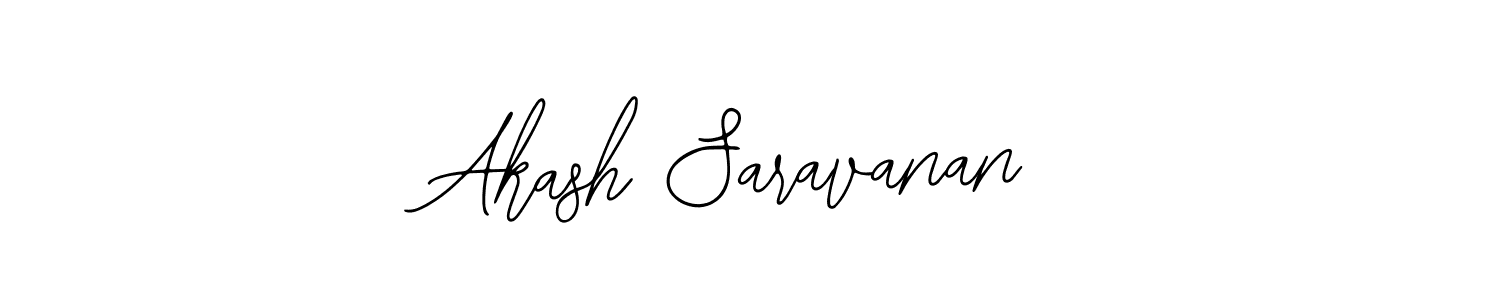 You should practise on your own different ways (Bearetta-2O07w) to write your name (Akash Saravanan) in signature. don't let someone else do it for you. Akash Saravanan signature style 12 images and pictures png