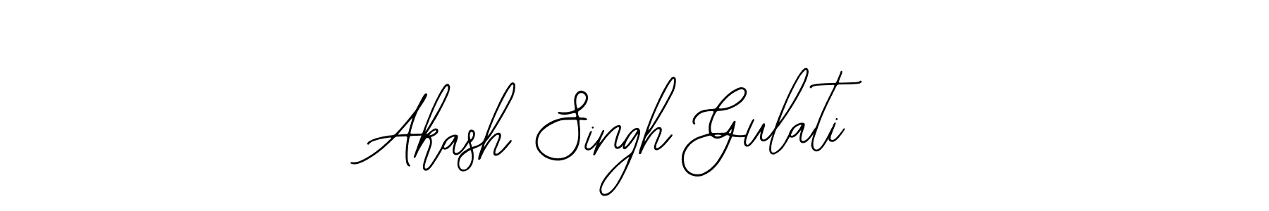 The best way (Bearetta-2O07w) to make a short signature is to pick only two or three words in your name. The name Akash Singh Gulati include a total of six letters. For converting this name. Akash Singh Gulati signature style 12 images and pictures png