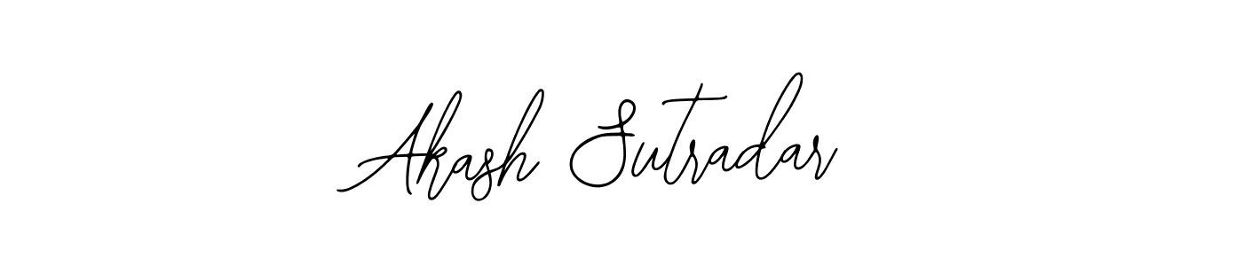 Akash Sutradar stylish signature style. Best Handwritten Sign (Bearetta-2O07w) for my name. Handwritten Signature Collection Ideas for my name Akash Sutradar. Akash Sutradar signature style 12 images and pictures png