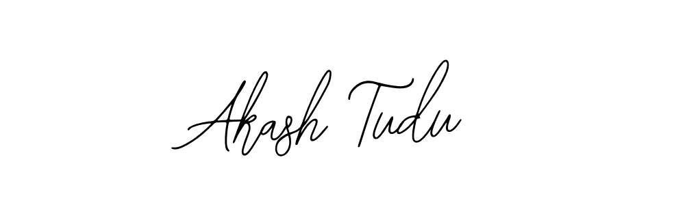 Akash Tudu stylish signature style. Best Handwritten Sign (Bearetta-2O07w) for my name. Handwritten Signature Collection Ideas for my name Akash Tudu. Akash Tudu signature style 12 images and pictures png