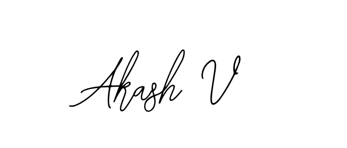 Once you've used our free online signature maker to create your best signature Bearetta-2O07w style, it's time to enjoy all of the benefits that Akash V name signing documents. Akash V signature style 12 images and pictures png