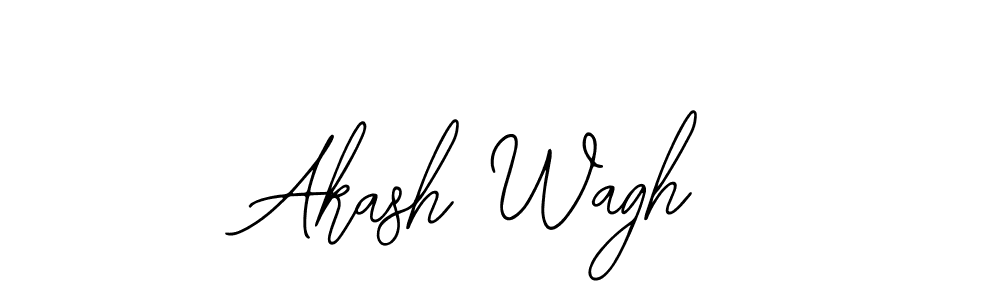 Akash Wagh stylish signature style. Best Handwritten Sign (Bearetta-2O07w) for my name. Handwritten Signature Collection Ideas for my name Akash Wagh. Akash Wagh signature style 12 images and pictures png