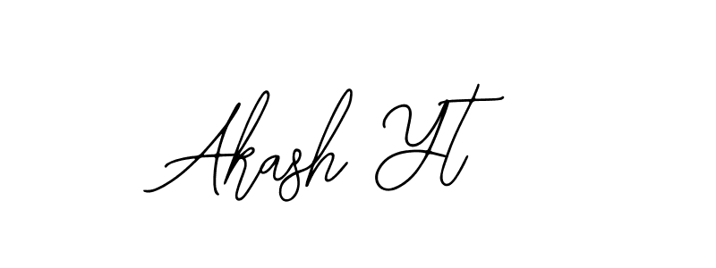 Once you've used our free online signature maker to create your best signature Bearetta-2O07w style, it's time to enjoy all of the benefits that Akash Yt name signing documents. Akash Yt signature style 12 images and pictures png