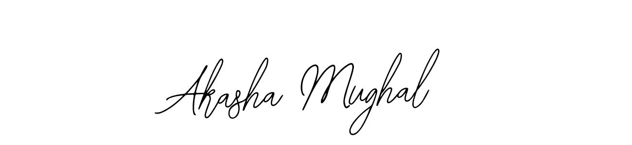 Design your own signature with our free online signature maker. With this signature software, you can create a handwritten (Bearetta-2O07w) signature for name Akasha Mughal. Akasha Mughal signature style 12 images and pictures png