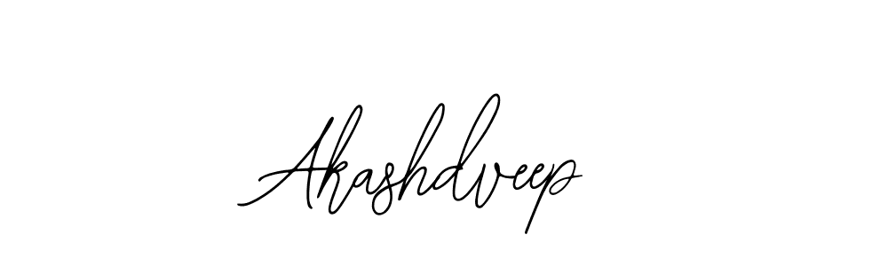 How to make Akashdveep name signature. Use Bearetta-2O07w style for creating short signs online. This is the latest handwritten sign. Akashdveep signature style 12 images and pictures png