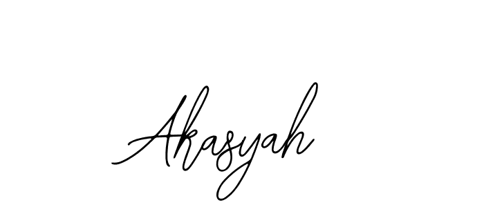 Akasyah stylish signature style. Best Handwritten Sign (Bearetta-2O07w) for my name. Handwritten Signature Collection Ideas for my name Akasyah. Akasyah signature style 12 images and pictures png