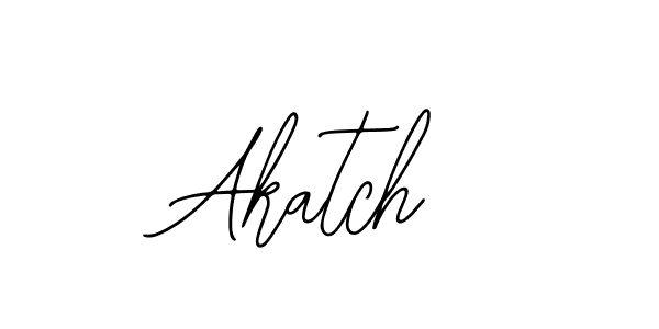 Create a beautiful signature design for name Akatch. With this signature (Bearetta-2O07w) fonts, you can make a handwritten signature for free. Akatch signature style 12 images and pictures png