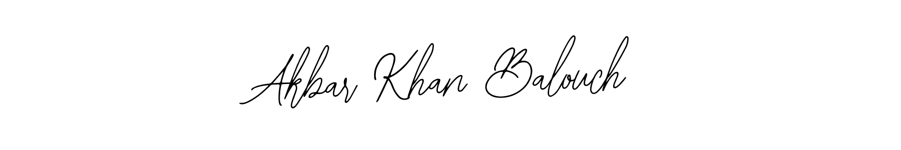 Also we have Akbar Khan Balouch name is the best signature style. Create professional handwritten signature collection using Bearetta-2O07w autograph style. Akbar Khan Balouch signature style 12 images and pictures png